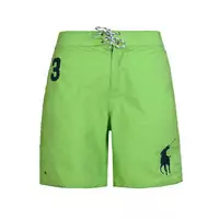 polo short de bain casual shorts paris single vert